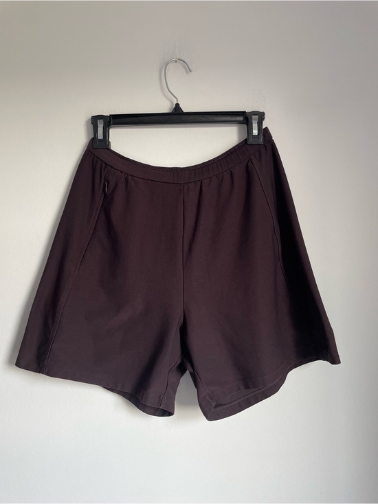 Nike Pants - Womens Chocolate Brown Nike Loose Fit Shorts Size S Zip Pocket